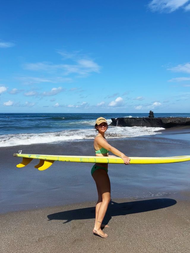When you come to Bali, how can you miss surfing!
