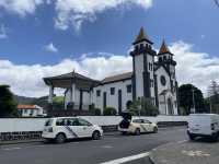 Beautiful hot spring town Furnas