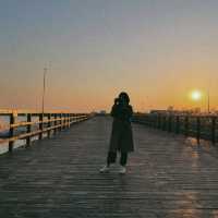 เที่ยวทะเลหน้าหนาว ชายหาดจินชาน เซี่ยงไฮ้