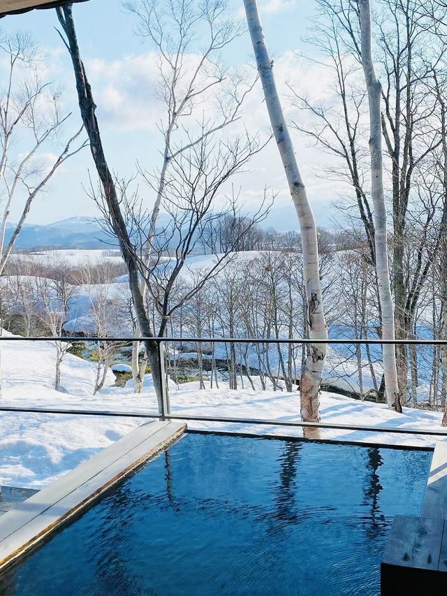 北海道溫泉旅館必二世谷坐忘林獨享雪景
