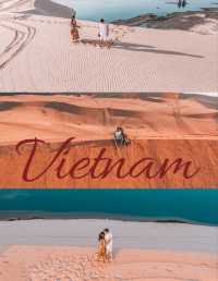 Mui Ne White Sand Dunes, all the fantasies about the desert 🏜️ and the sea 🌊