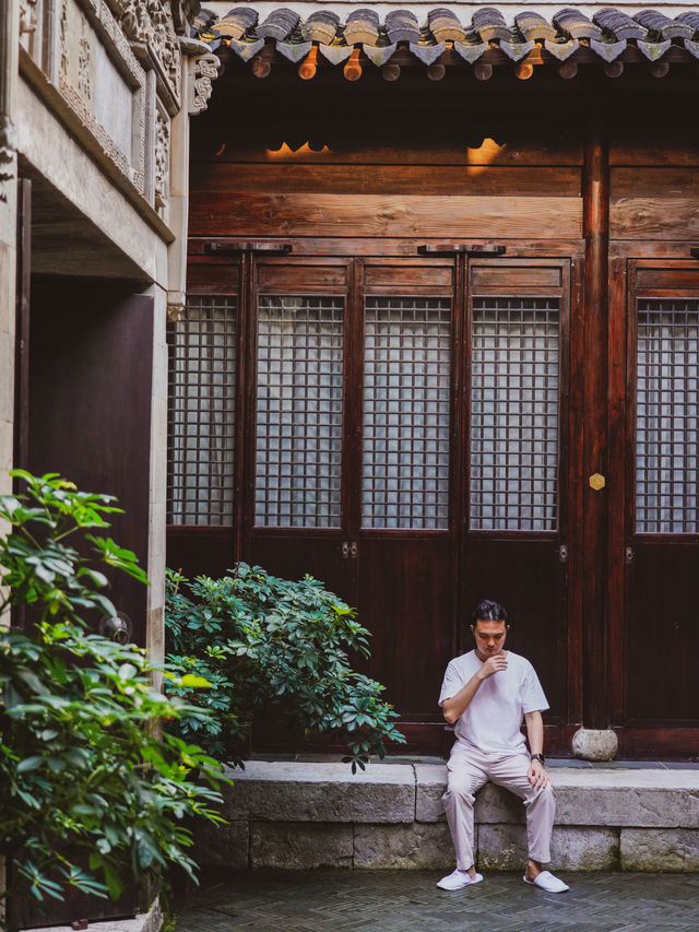 沒想到在蘇州，園林是可以進去住的