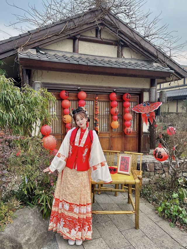 拈花灣的年味兒也太濃了，今年春節就這麼過