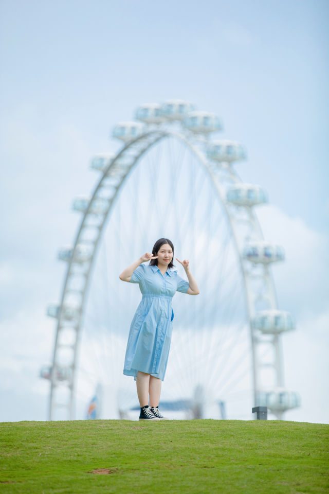 深圳景點打卡灣區之光摩天輪