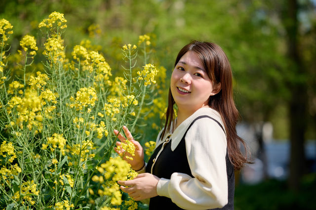 週末去上海郊外看油菜花