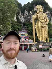 The Iconic Rainbow Stairs of Batu Caves, Kuala Lumpur 
