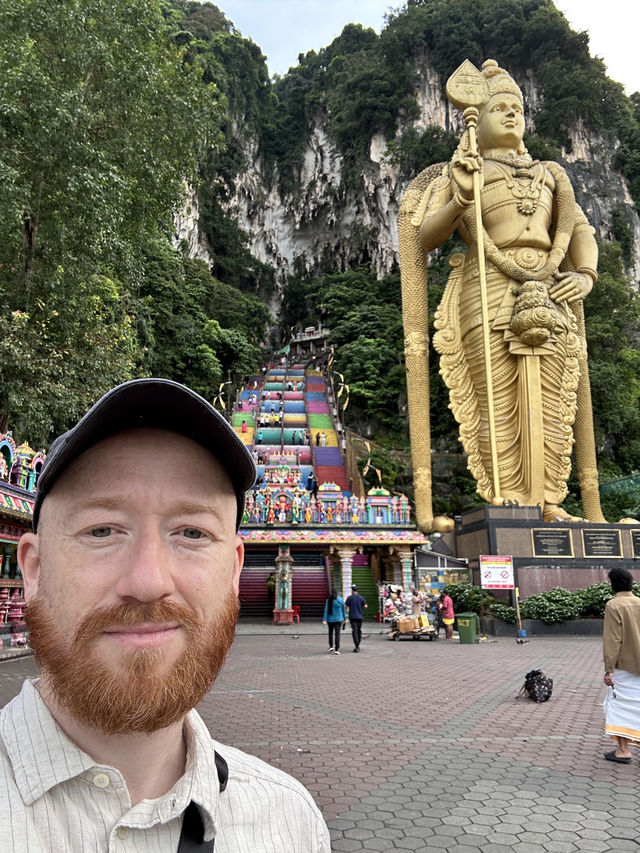 The Iconic Rainbow Stairs of Batu Caves, Kuala Lumpur 