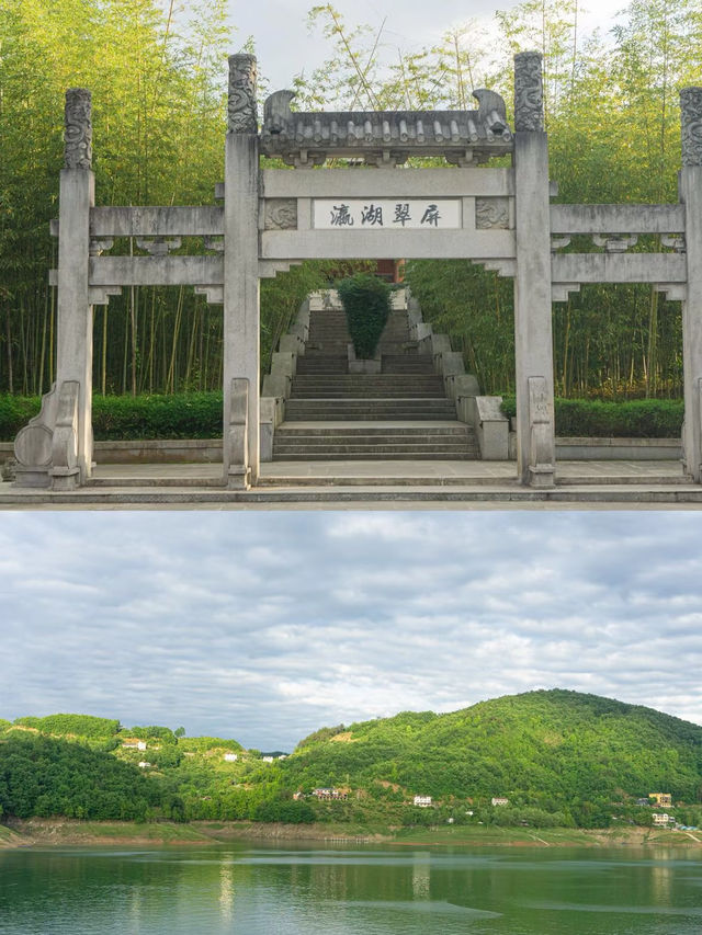 住進翠竹環抱的小島，山川美景皆在眼前。