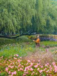 霧裡看花，秋日莫奈花園的氛圍感已拉滿～。