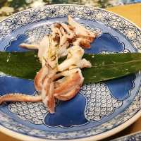 福岡でわざわざ食べたいイカの活き造り