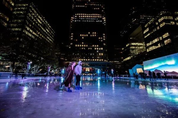 Canary Wharf Ice Rink: A Winter Wonderland in London