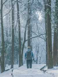 這個冬天一定要來大明山滑一次雪！