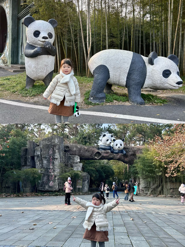 帶娃來安吉，看熊貓