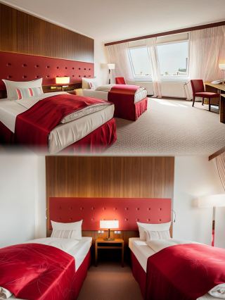 Sharing the hotel my boyfriend chose! The service and facilities are amazing.
