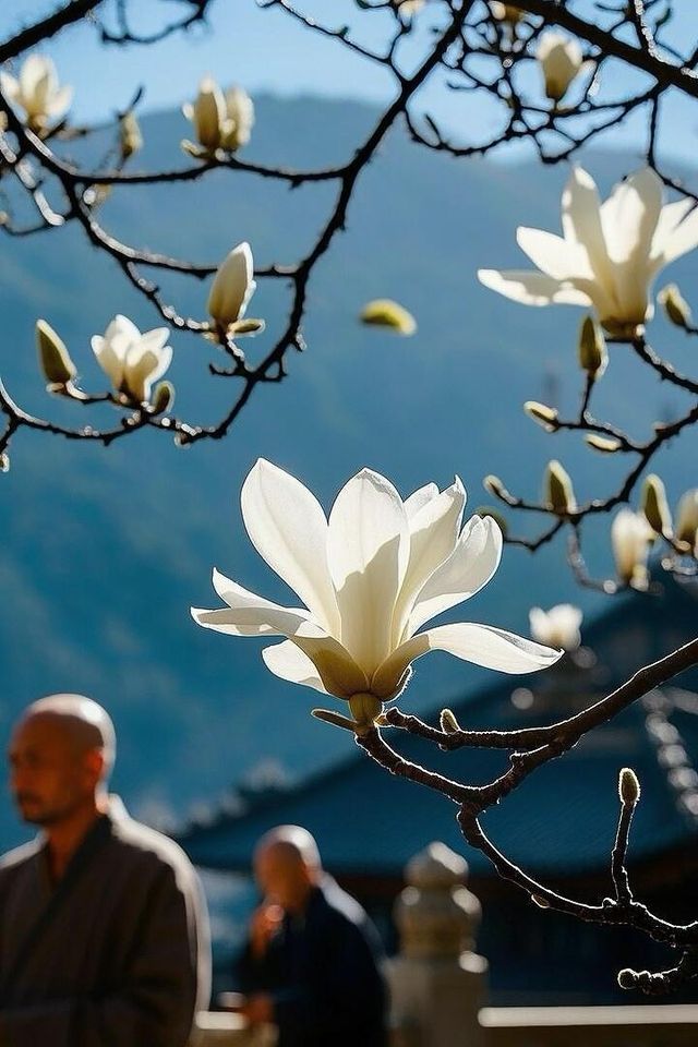 法喜寺500年玉蘭花將綻