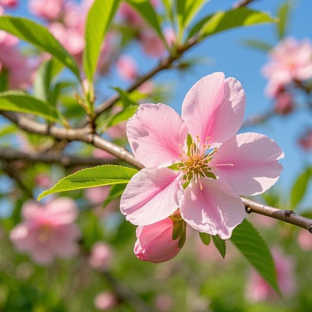 西安3月賞花季，明秦王愍王墓遺址300畝桃花