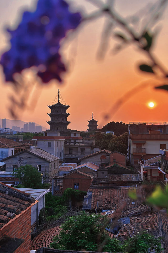 泉州天氣盲盒開到大晴天！傍晚天台追光攻略～