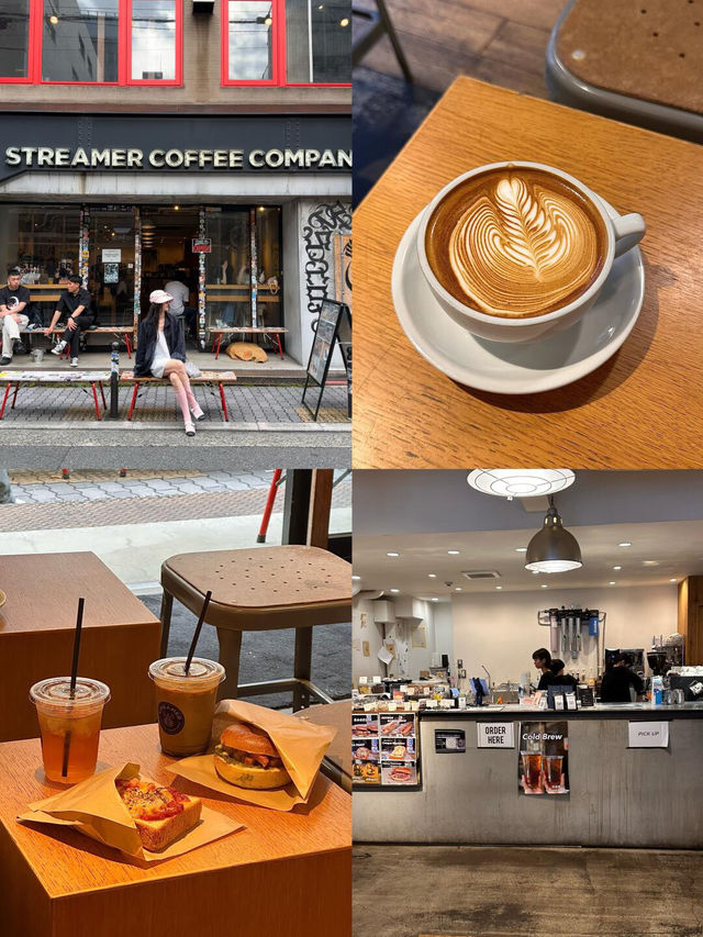 ✨大阪心齋橋「Streamer Coffee」｜排隊也要喝的拉花藝術聖地☕️