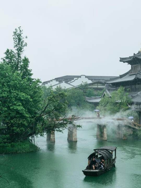 可惜你不來江南，不知道江南煙雨有多浪漫