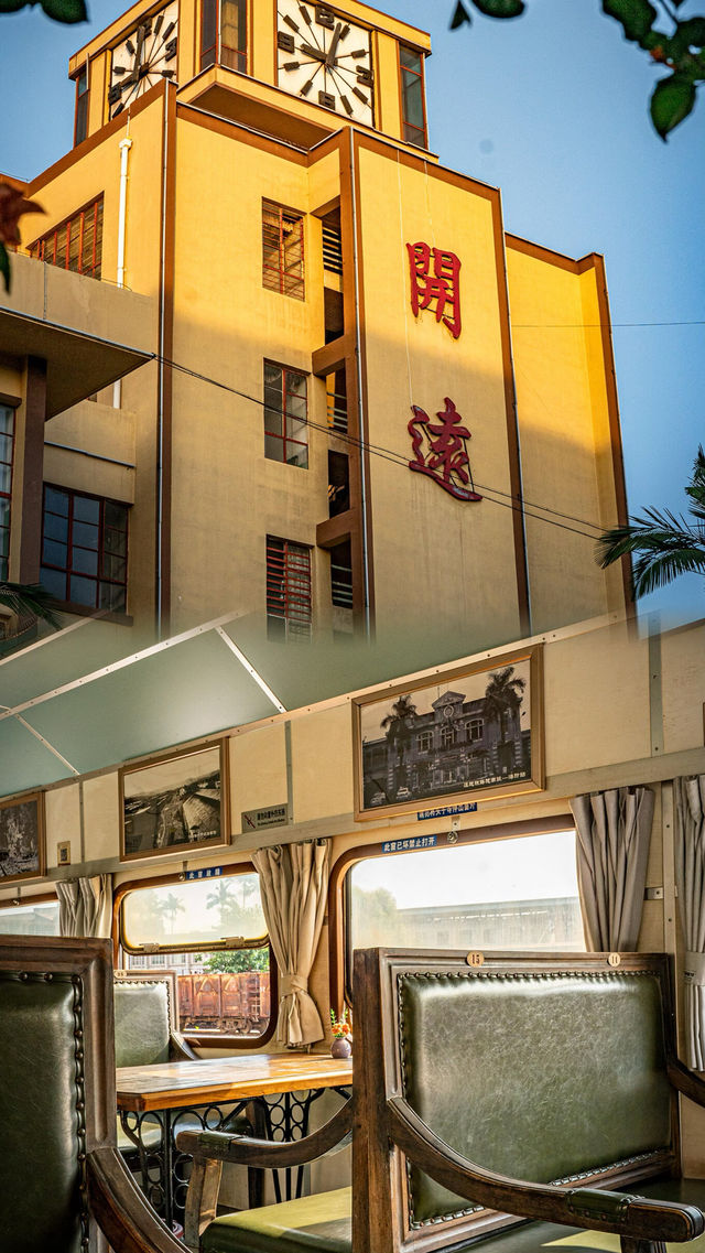 紅河漫遊開遠火車站嘅復古綠皮火車體驗