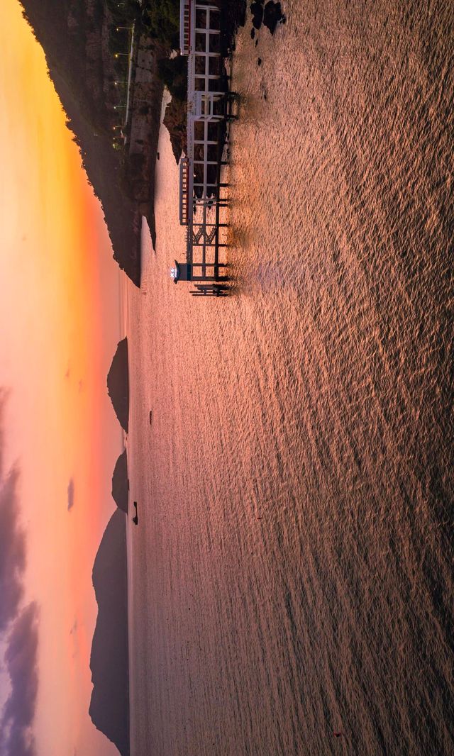 溫州洞頭宮崎駿｜海上列車｜落日晚霞