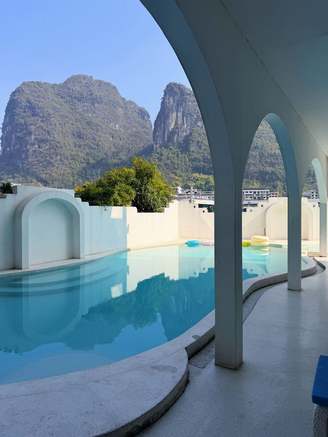 陽朔封神酒店把聖托里尼搬進山水裡 陽朔封神酒店把聖托里尼搬進山水裡