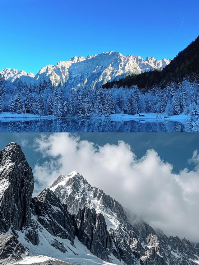 站在雪山之巔，我仰望那片浩瀚的星空，彷彿置身於宇宙的懷抱中。每一顆星星都閃爍著獨特的光芒，它們像是大