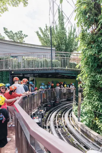 Skyline racing! The Skyline Luge unlocks panoramic views of Singapore