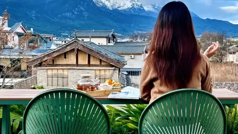 白沙から来た雪洛に宿泊丨窓を開ければ雪山が見える! — traveler post in 白沙