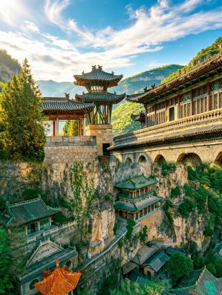 反向旅行天花板！躲進山西這座「太行祕境」，看懸崖古剎