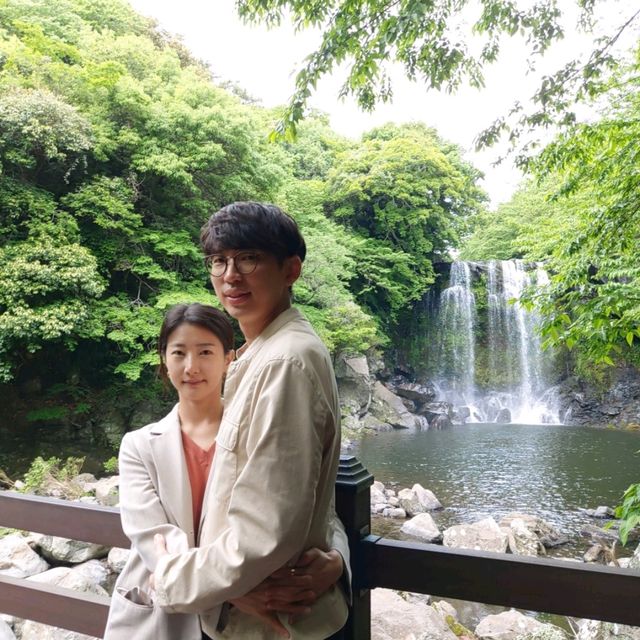 제주 천지연폭포