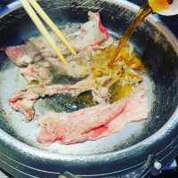 壽喜燒和美味刺身