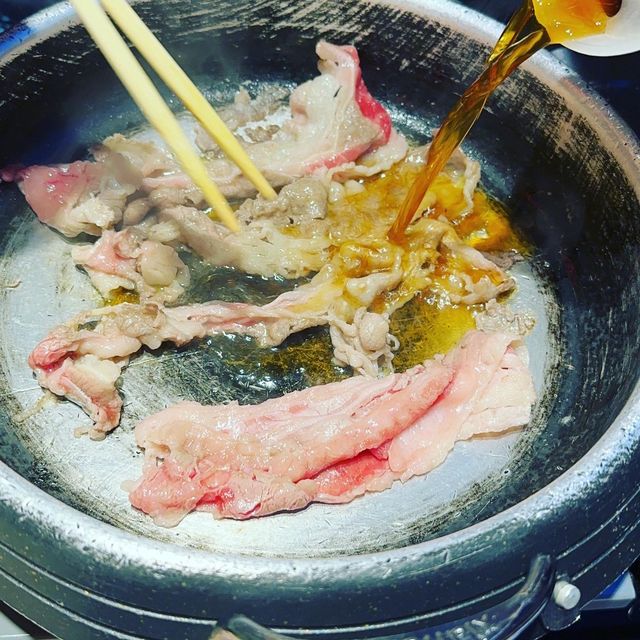 壽喜燒和美味刺身
