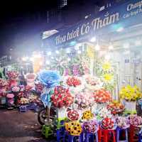 Flower market Vietnam