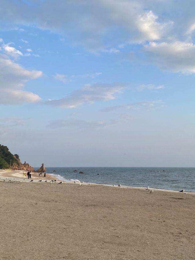 일몰이 아름다운 인천 선녀바위해수욕장🌅🧡