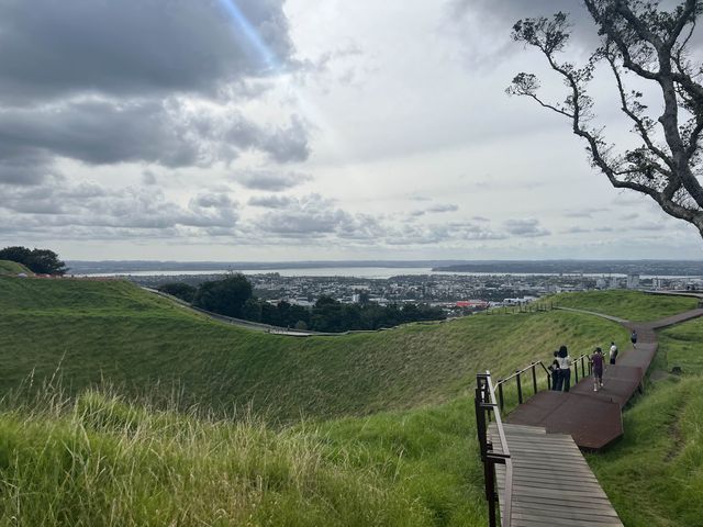 紐西蘭奧克蘭最高火山｜Mount Eden伊甸山，眺望奧克蘭市景最佳地點