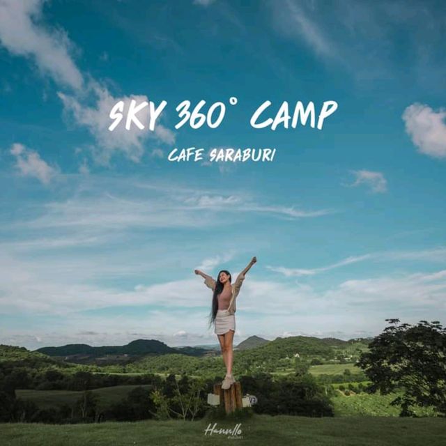 คาเฟ่สไตล์แคมป์ปิ้ง วิวภูเขา แบบ 360 องศา