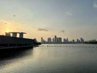 Sunset At Marina Barrage Is Amazing🌇🪁🌊❤️