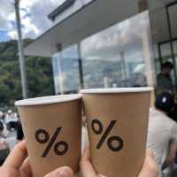 교토 아라시야마에 가면 꼭 마셔야하는 라떼 아라비카 %카페