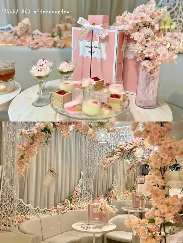 【東京/表参道】室内でお花見ができる🌸かわいすぎるアフタヌーンティー