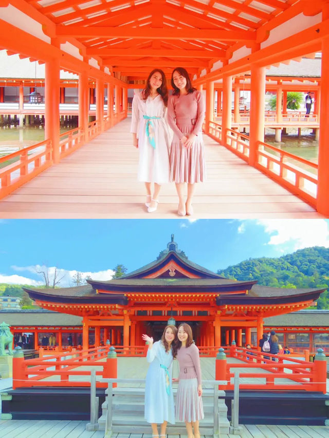 【絶景】海に浮かぶ美しき大鳥居！世界遺産嚴島神社で厄祓い⛩