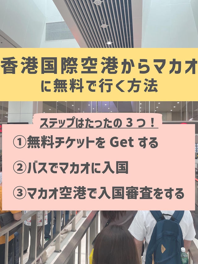 今なら無料でマカオに行ける！🇲🇴