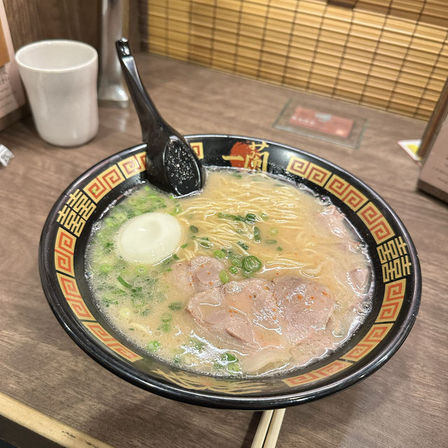 후쿠오카 하카타역 라멘 일번지 이치란라멘🍜