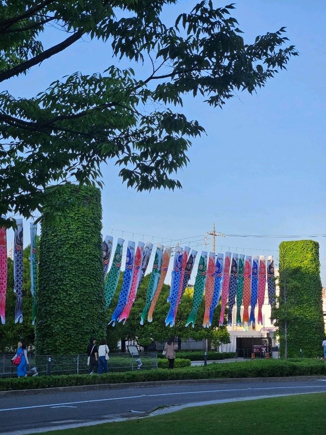 나고야 시내, 일본의 푸르름이 느껴지는 정원🌿