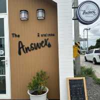 ร้านคาเฟ่ มินิมอล บ่อวิน ”𝓣𝓱𝓮 𝓐𝓷𝓼𝔀𝓮𝓻 “