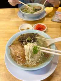 【熊本グルメ】ニンニクたっぷりの熊本ラーメン🧄