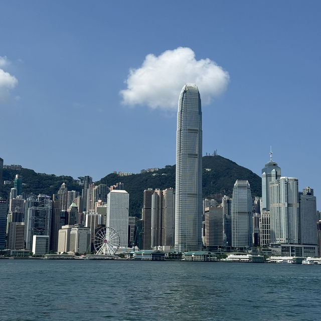 Stunning view of Victoria Harbour, Hong Kong