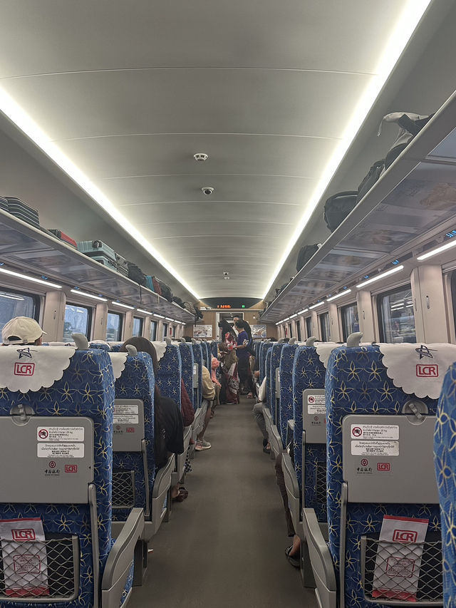 Taking the High Speed Rail (Lao China Railway) from Vientiane to Luang Prabang