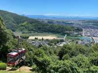 夏季的錦帶橋與岩國城