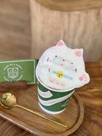 西貢超chill打卡咖啡店🤍必點3D立體拉花飲品🐱